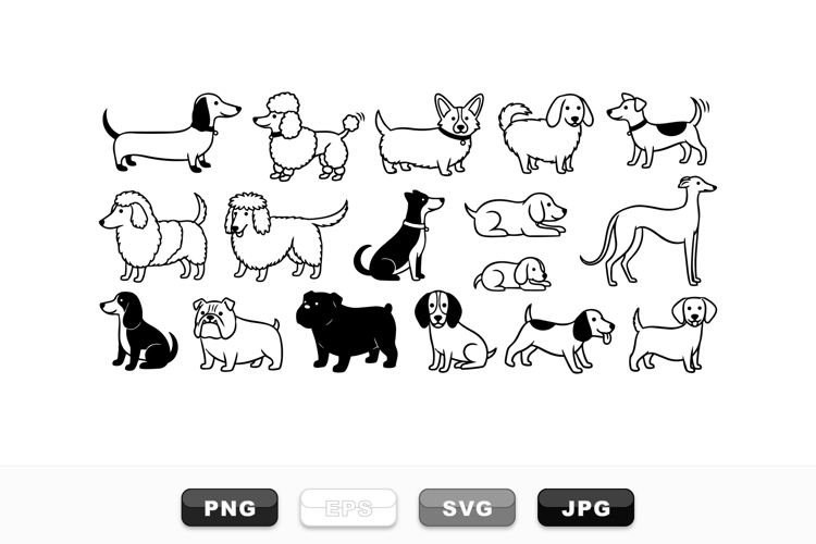 Cute Puppy Clipart Image 16