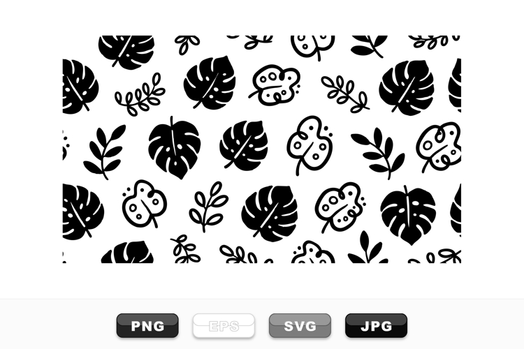 Monstera Leaf SVGs Image 5