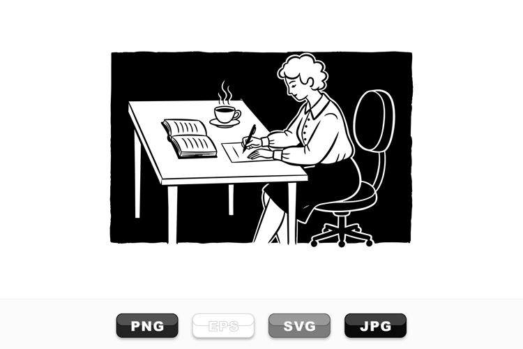 Black And White Clipart Image 22