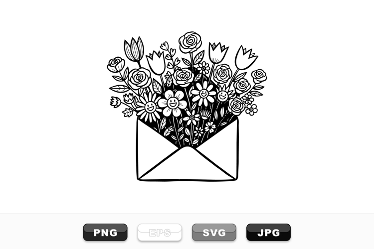 Flower Bouquet Clipart Image 9