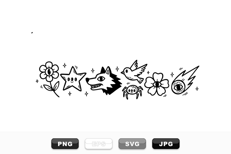 Black Doodle Image 22