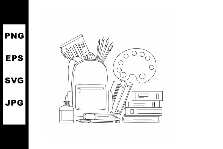 Art Palette Clipart Image 4