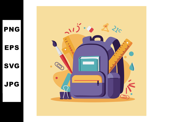 Backpack Clipart Image 11
