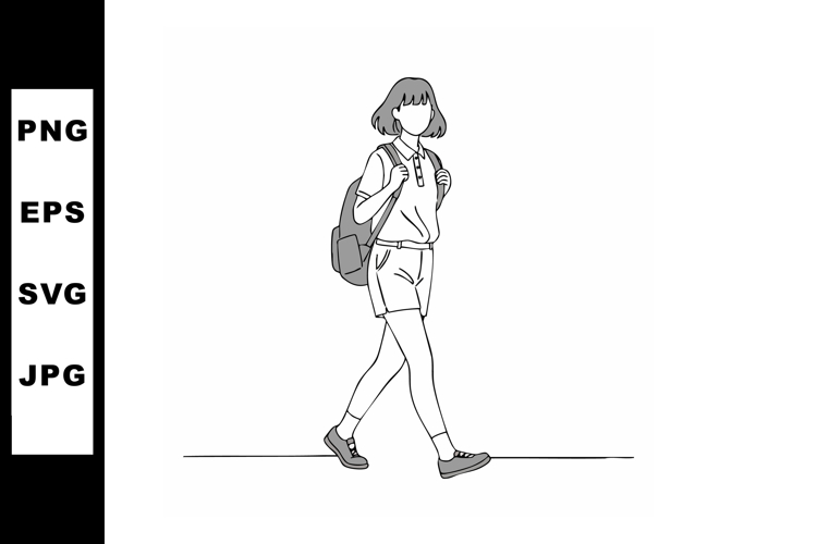 Backpack Illustration Image 21