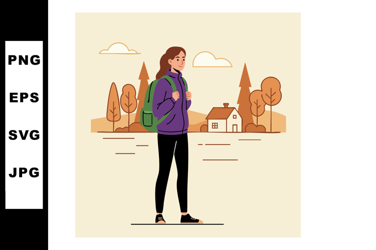 Hiking Clipart