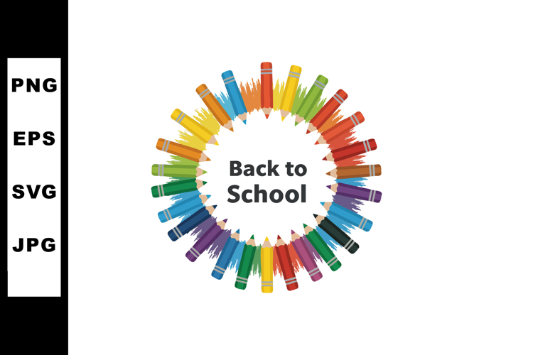 Colorful Pencils Clipart Image 8