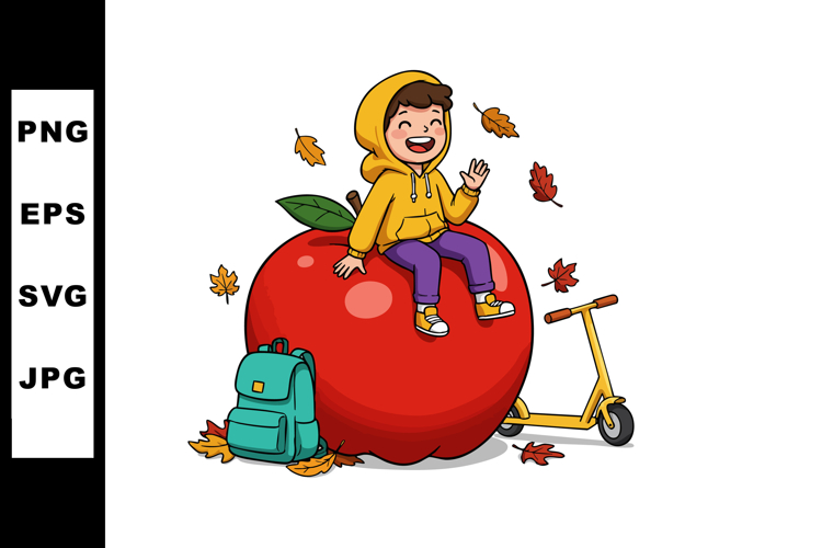 Scooter Clipart Image 6