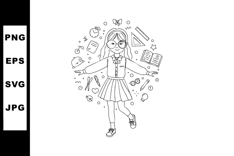 School Vector Image 8
