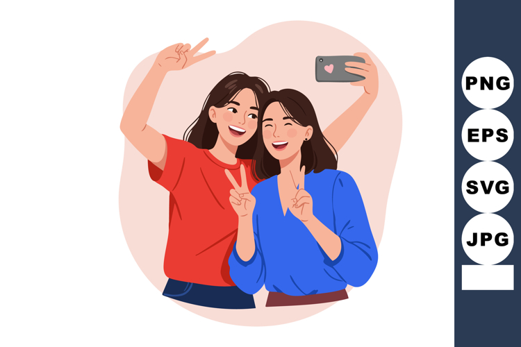 Selfie Clipart Image 17