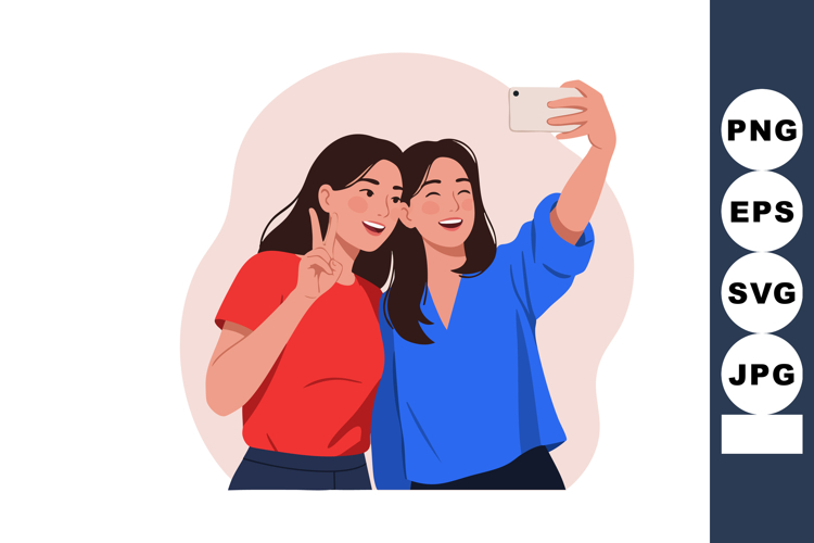Selfie Clipart Image 15