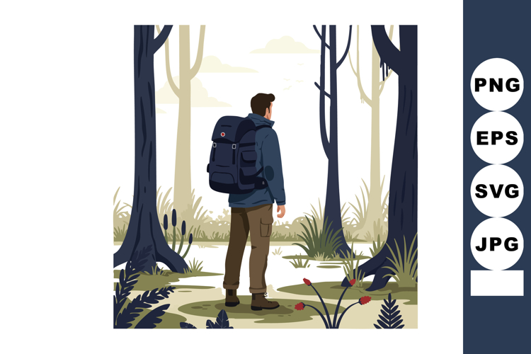 Hiking Clipart Image 14