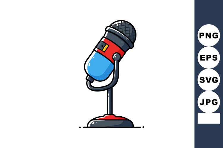 Microphone Clipart Image 16