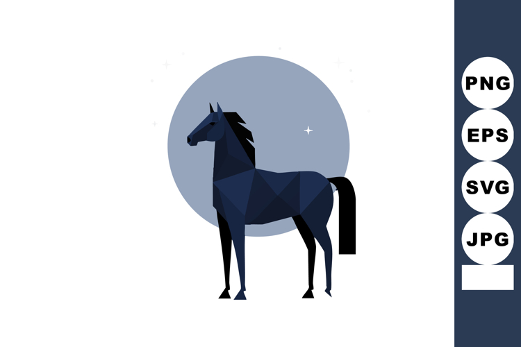 Silhouette Horse Clipart Image 22