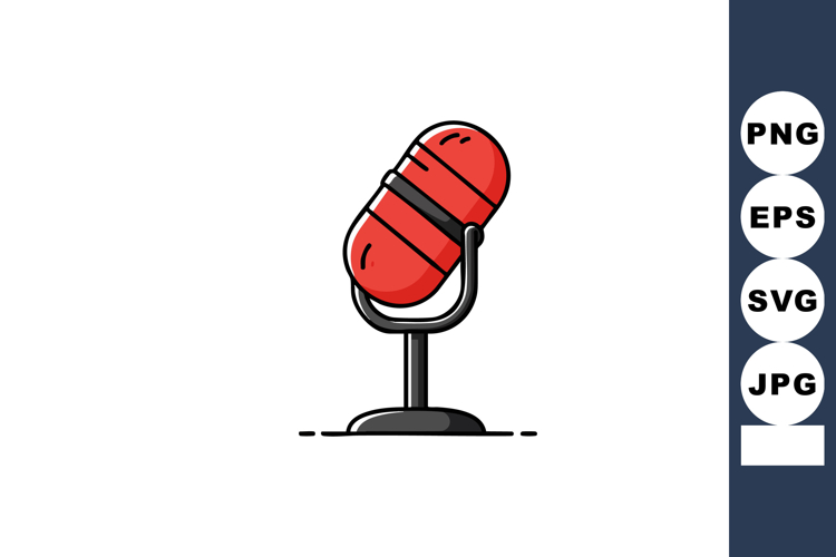 Microphone Illustration Image 20