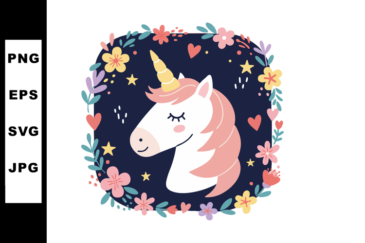 Unicorn Clipart Image 17
