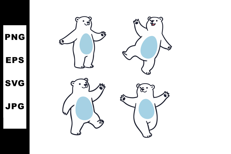Polar Bears Clipart Image 23