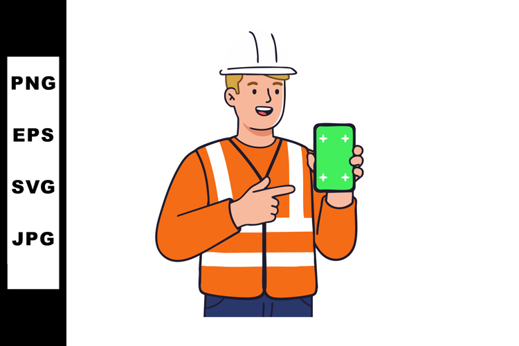 Construction Worker Clipart Image 12