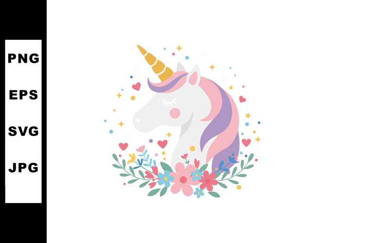 Unicorn Clipart Image 16