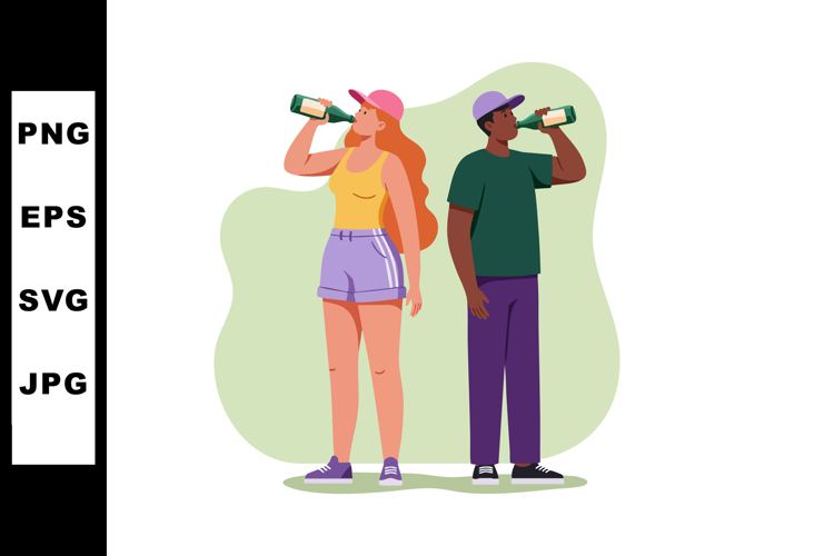 Drinking Clipart Image 11