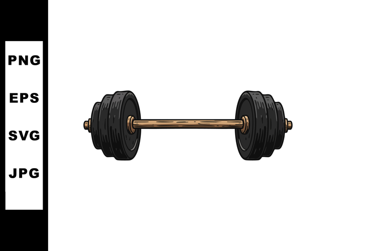 Barbell Clipart Image 20
