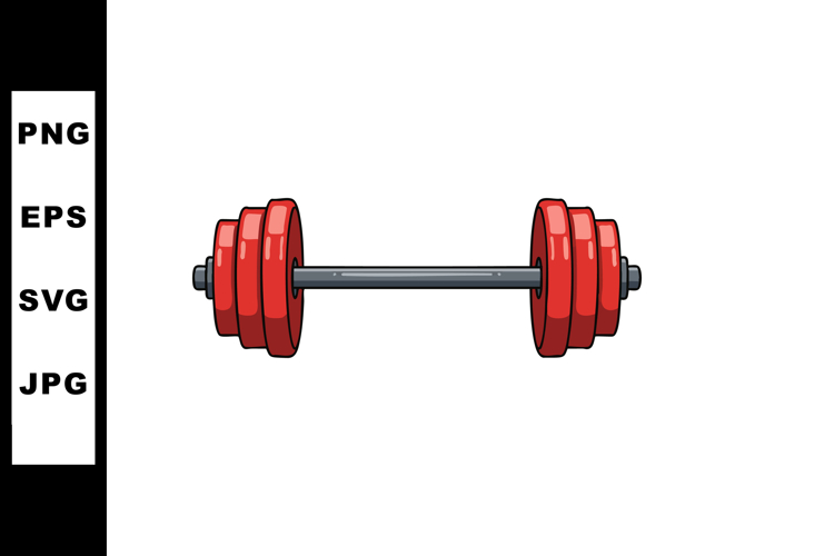 Barbell Clipart Image 19
