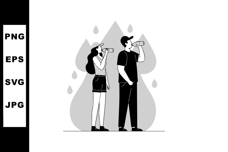 Water Bottle Clipart Image 4