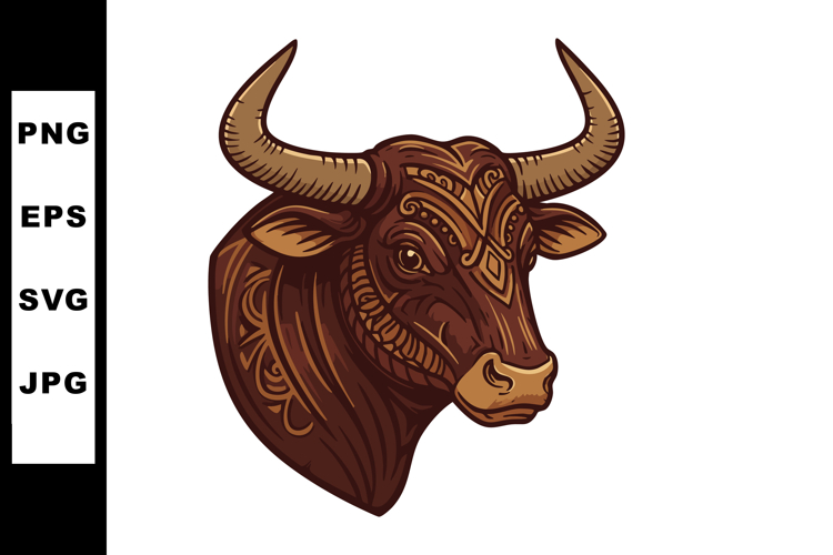 Bull Illustration Image 14