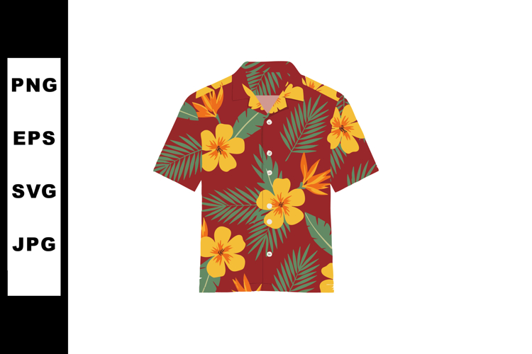 Hawaiian Shirt Clipart Image 2