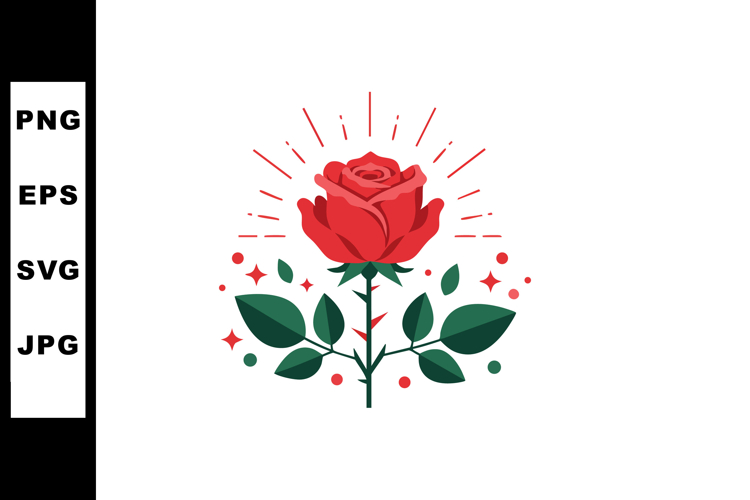 Flower Stem Clipart Image 8