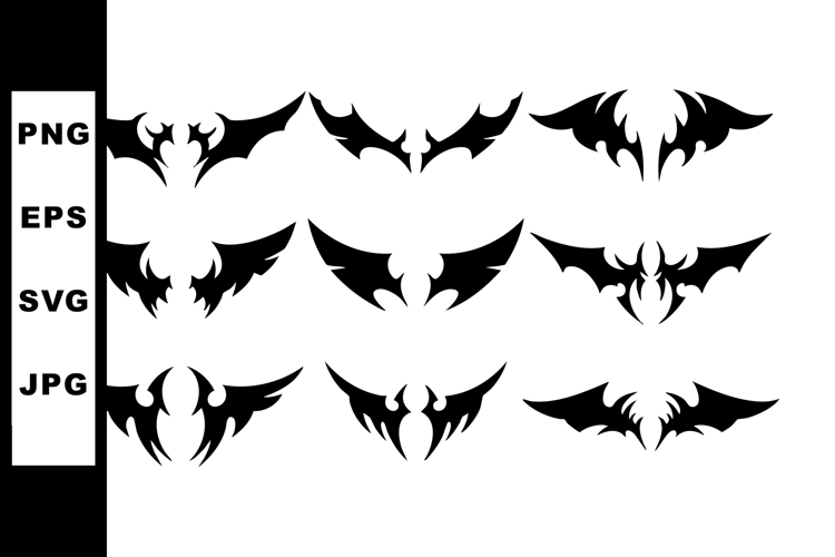 Bat Wings Clipart Image 21