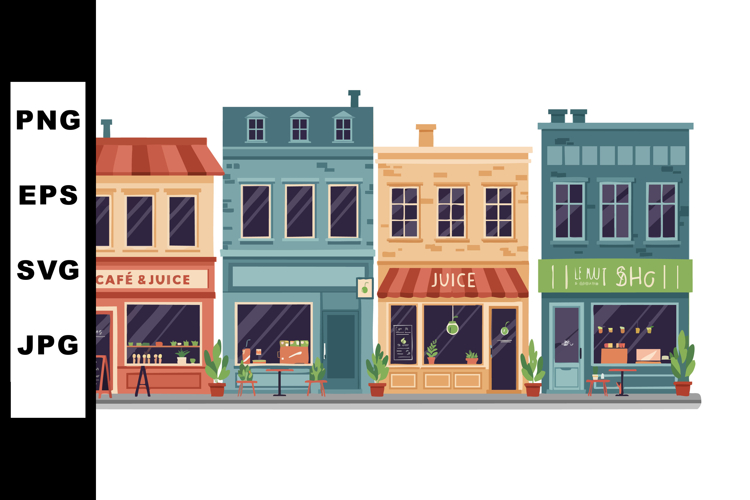 Town Clipart Image 9