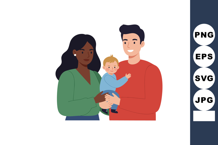 Happy Family Clipart Image 8