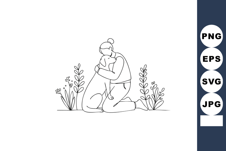 Simple Dog Clipart Image 18