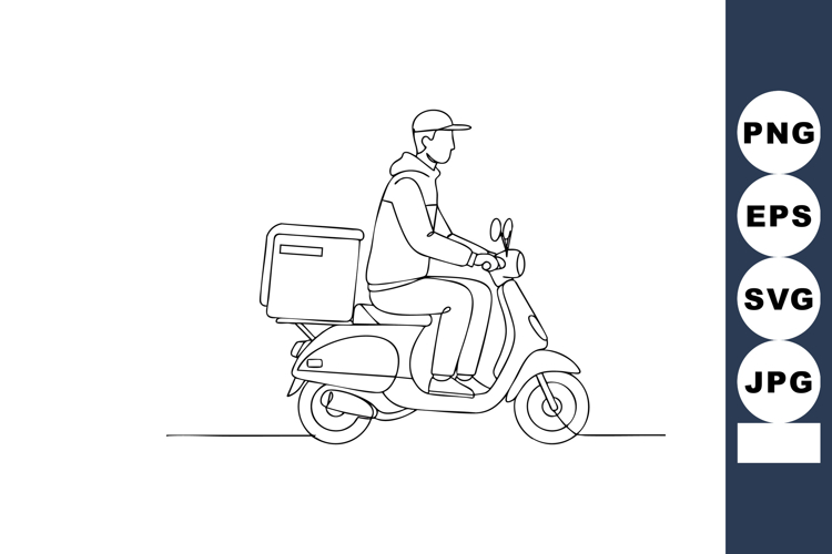 Scooter Clipart Image 7