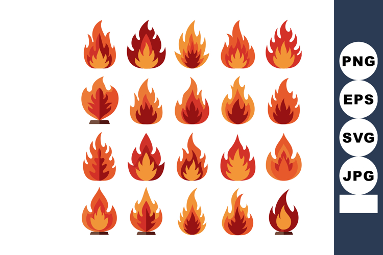 Flame Vector Image 20