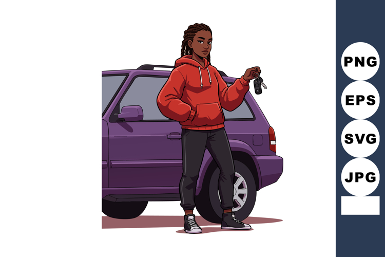 Red Car Clipart Image 16