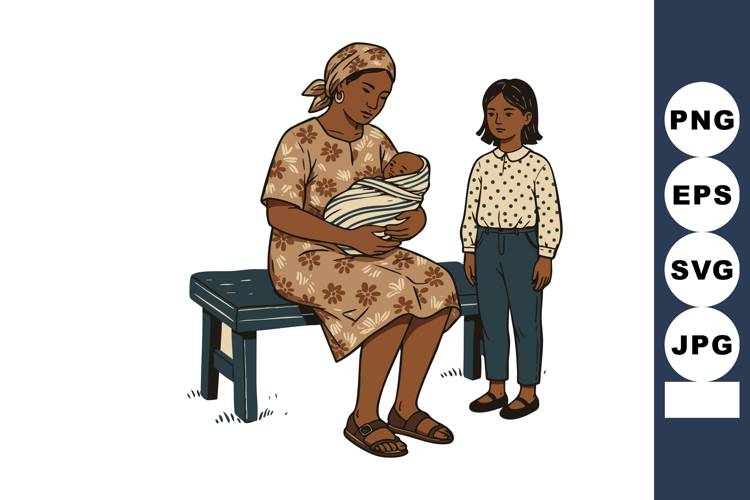 Newborn Clipart Image 6