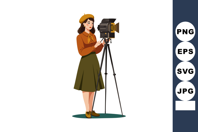 Vintage Camera Clipart Image 20