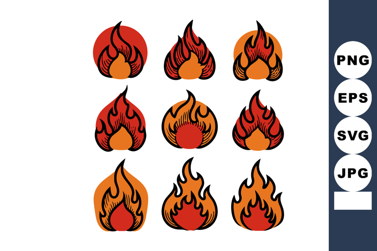 Flame Illustration Image 10