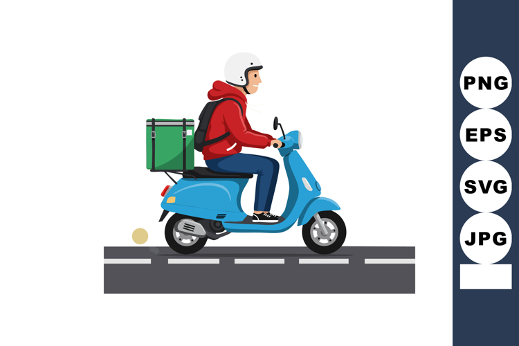 Scooter Clipart Image 9