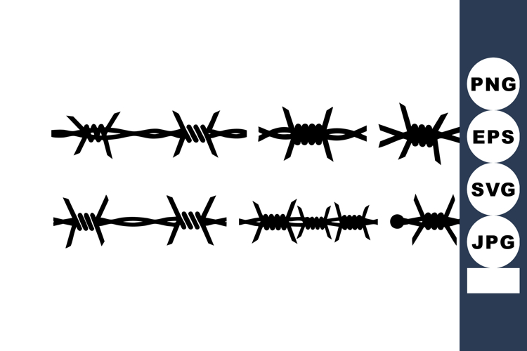 Barbed Wire Silhouette Image 14