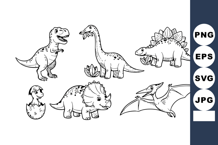 Stegosaurus Clipart Image 13