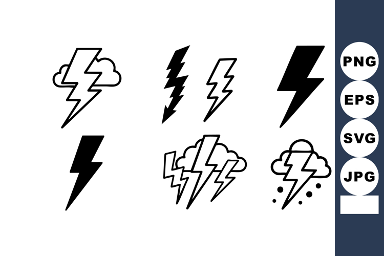 Lightning Bolt Icon Image 23