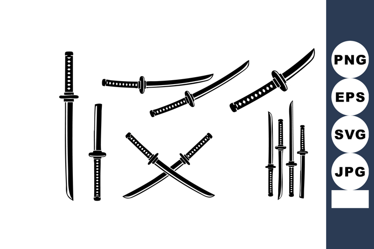 Japanese samurai swords katana traditional weapons collecti