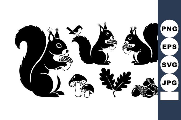 Acorn Silhouette Image 8