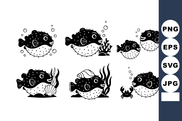 Puffer Fish Clipart Image 7