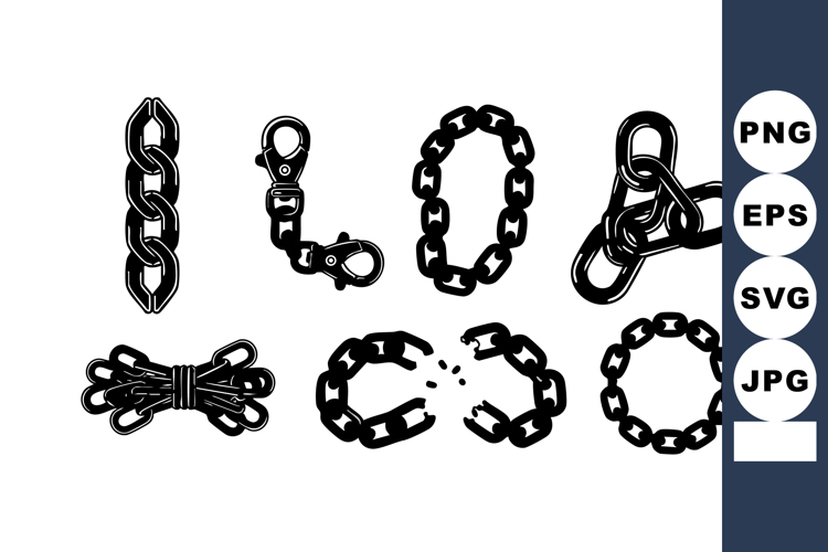 Chain Clipart Image 7