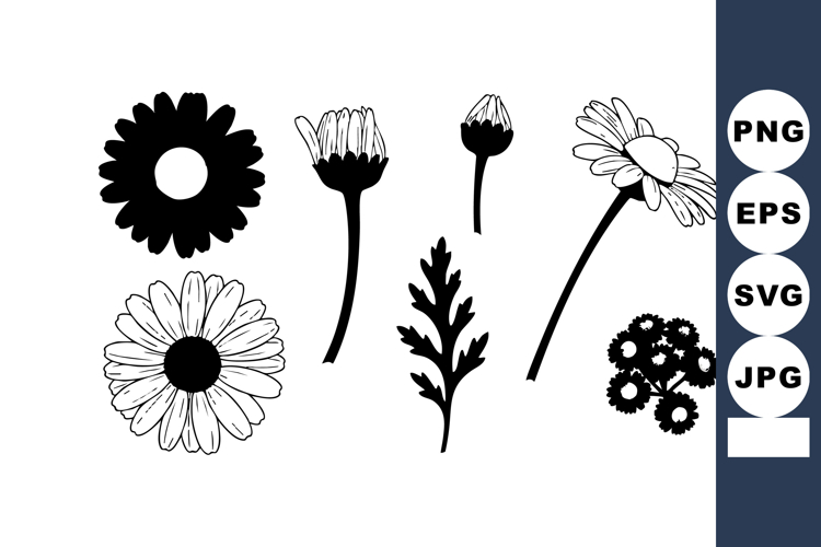 Flower Silhouette Image 13