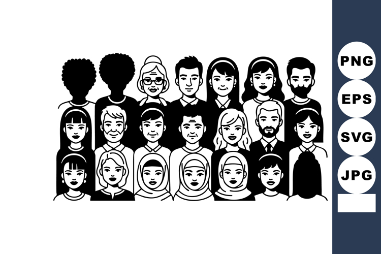 Group Of People Clipart Image 10