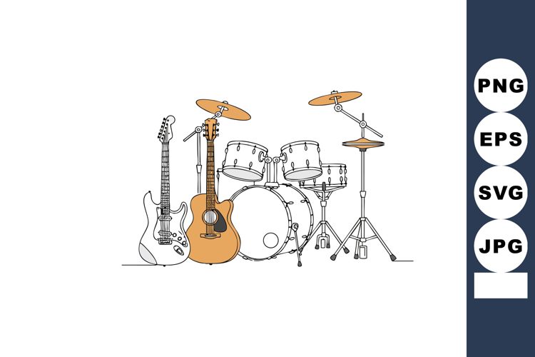 Guitar Clipart Image 20